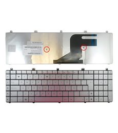 TECLADO PARA PORTÁTIL ASUS N55 N57 N55S N55SF N55SL N75 N75SF N75SL N75S N75Y PLATEADO