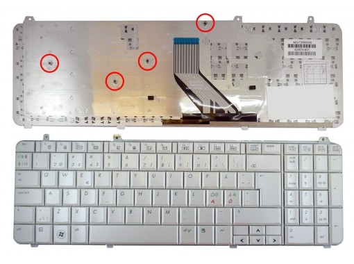 TECLADO PARA HP DV6-1000 SERIES, DV6-2000 SERIES, 518965-001, 530580-001, 570228-031, 518965-001