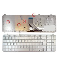 TECLADO PARA PORTÁTIL HP PAVILION DV6-1000 DV6-2000 SERIES 518965-001 530580-001 570228-031 518965-001