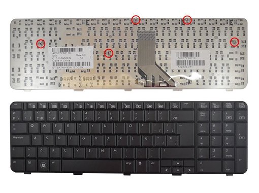 TECLADO PARA PORTÁTIL HP CQ 71,  AE0P7P00110, 532809-071