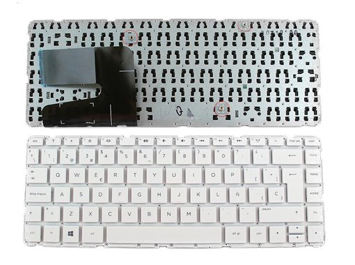 TECLADO PARA PORTATIL HP PAVILION 14-E BLANCO 716164-001, 716164-161