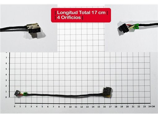 CONECTOR DC JACK PARA PORTÁTIL HP G1