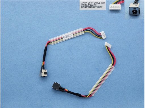 CONECTOR DC JACK PARA PORTÁTIL HP PAVILION DV2000 65W PJ117-1