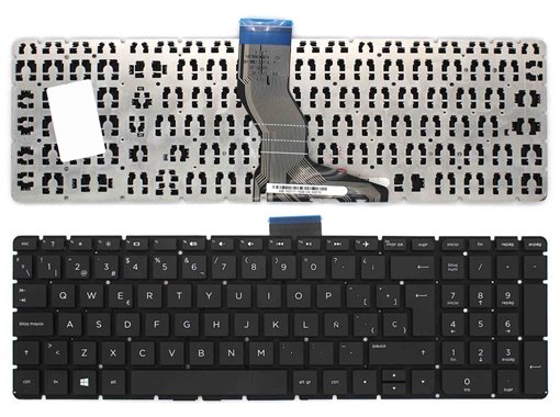 TECLADO PARA PORTÁTIL HP 809031-071 AEX15P00210 SG-80700-2EA SN6143-SP (INTRO GRANDE)