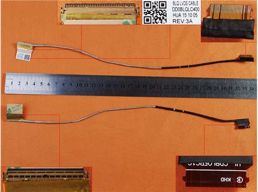 CABLE FLEX PARA PORTÁTIL TOSHIBA L50-C C55D-C C55T-C P55T-C S55-C L55D-C 40PIN DD0BLQLC400