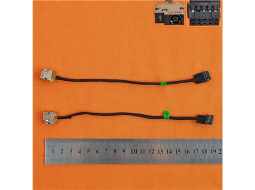 CONECTOR DC JACK PARA PORTÁTIL HP ENVY 15-J 15T-J 713705-SD4 FD4 YD4 713705-YD4 10PIN CBL00361-0200 PJ820