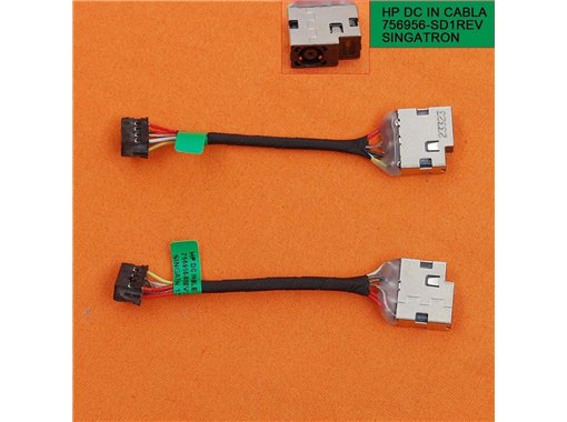 CONECTOR DC JACK PARA PORTÁTIL HP 763699-001 756966-FD1 756956-SD1 PJ985