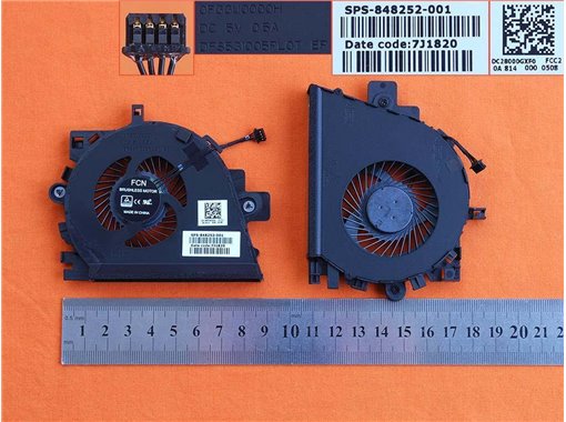 VENTILADOR PARA PORTÁTIL HP ZBOOK 15 G3 VGA DC28000GXF0-FCC2 848252-001 DFS531005PL0T