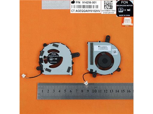 Ventilateur pour ordinateur portable HP ASSY HDD ENT 17 DFS150305BD0T 023.10086.0001 914256-001