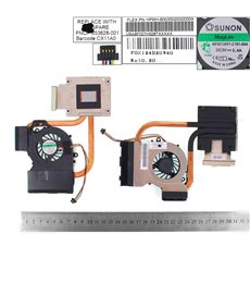 VENTILADOR CON DISIPADOR PARA PORTÁTIL HP PAVILION DV6-6000 DV7-6000 AMD KSB0505HB 650847-001 MF60120V1-C180-S9A