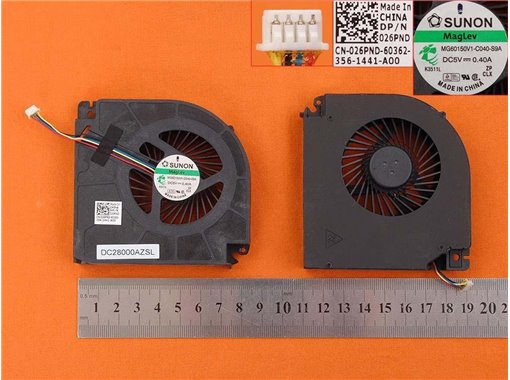 VENTILADOR PARA PORTÁTIL DELL PRECISION M6700 026PND DC28000AZSL MG60150V1-C040-S9A