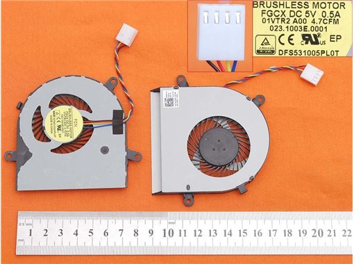 VENTILADOR PARA PORTÁTIL DELL INSPIRON 24-3455 24-3459 ALL-IN-ONE 023.1003E.0001 DFS531005PL0T