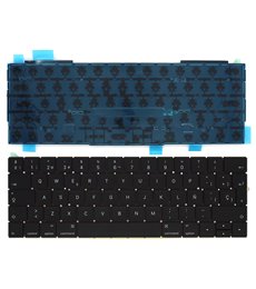 TECLADO RETROILUMINADO PARA PORTÁTIL APPLE MACBOOK PRO RETINA A1706 A1707 13.3" NEGRO