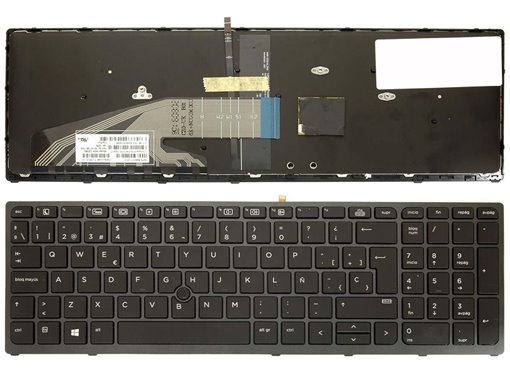 TECLADO RETROILUMINADO PARA PORTÁTIL HP ZBOOK 15 G3