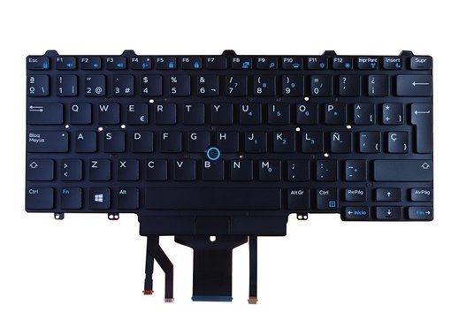 Clavier pour ordinateur portable DELL LATITUDE E5450 E7250 E7450 RETROILUMINADO Y avec POINTSTICK