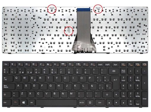 TECLADO PARA PORTÁTIL LENOVO T6G1 25214788 9Z.NB4SN.00S BQ0SN