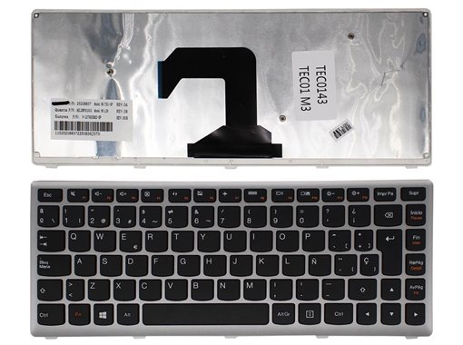 TECLADO PARA PORTÁTIL LENOVO U410 PLATA EN CASTELLANO