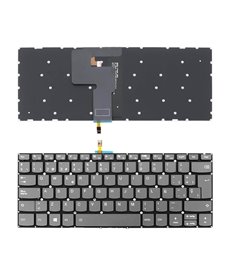 TECLADO RETROILUMINADO PARA PORTÁTIL LENOVO IDEAPAD 330-14IKB GRIS SIN MARCO