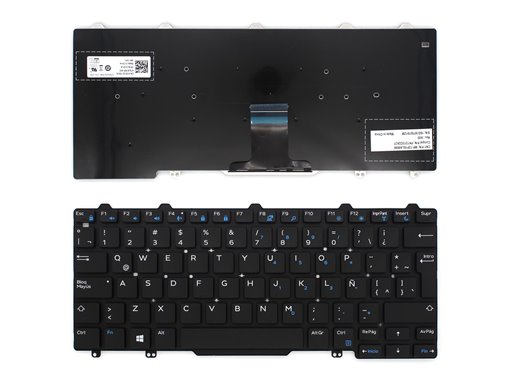 TECLADO PARA PORTÁTIL DELL LATITUDE E7250 E7270 E5270 LATINO