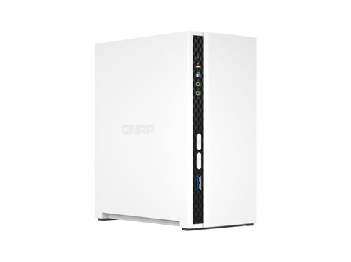 TS-233 servidor de almacenamiento NAS Mini Tower Ethernet Blanco Cortex-A55
