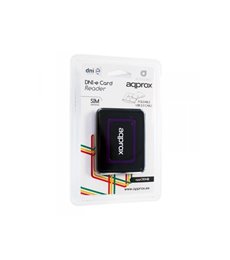 appCRDNIB lector de tarjeta USB 2.0 Negro, Púrpura