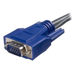 Cable KVM USB VGA 2 en 1 Ultra Delgado - 1,8m