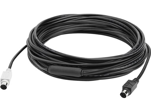 GROUP 10m Extender Cable cable ps/2 6-p Mini-DIN Negro