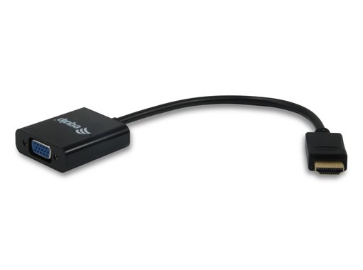 11903607 adaptador de cable de vídeo VGA (D-Sub) HDMI tipo A (Estándar) Negro