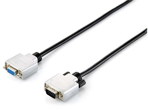 118855 cable VGA 15 m VGA (D-Sub) Negro, Plata
