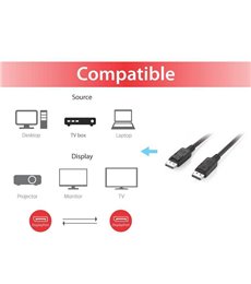 119332 cable DisplayPort 2 m Negro