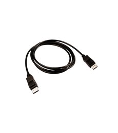 Cable de vídeo negro Pro DisplayPort macho a DisplayPort macho 2m