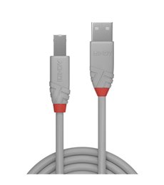 36683 cable USB 2 m USB 2.0 USB A USB B Gris