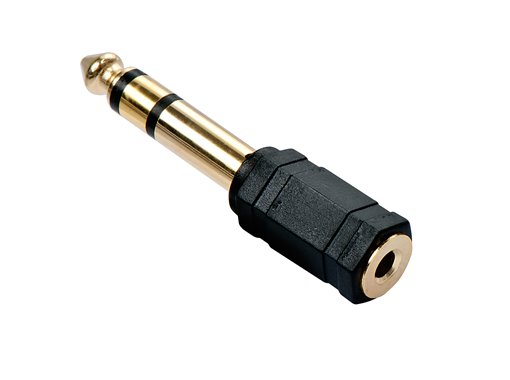 35620 cambiador de género para cable 6.3mm 3,5mm Negro