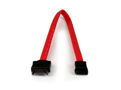 Cable de Extensión Alargador Datos SATA de 30cm - Serial ATA III 6Gbps - Rojo