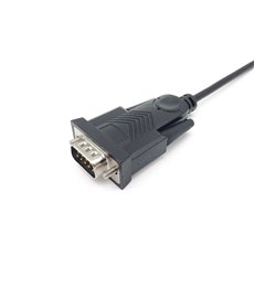 133392 cable de serie Negro 1,5 m USB Tipo C DB-9