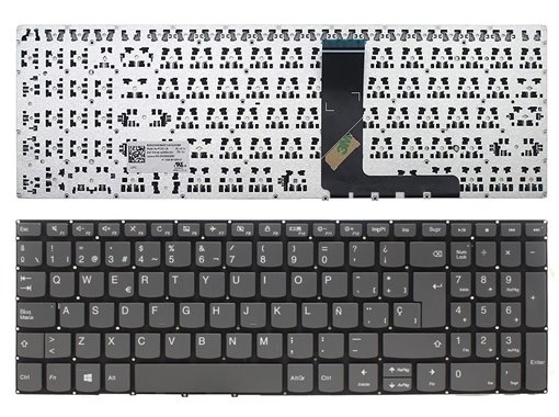 TECLADO PARA PORTÁTIL LENOVO IDEAPAD 320-15ABR 320-15IAP 320-15AST SIN BOTÓN ENCENDIDO