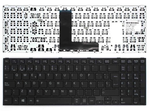 Clavier ESPAÑOL pour ordinateur portable TOSHIBA SATELLITE C50T-A C50-B C50D-B K000890300