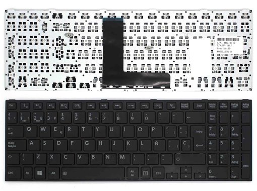 Teclado para portátil Toshiba Satellite C50T-A C50-B C50D-B K000890300