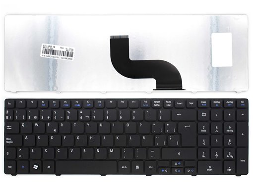 TECLADO PARA PORTÁTIL ACER AEZYDP00010 ZYD 9Z.N3M82.Q0S AUQ0S KB.I170A.222 NSK-AUB0S Z.N3M82.B0S PK130DQ1A17  KB.I