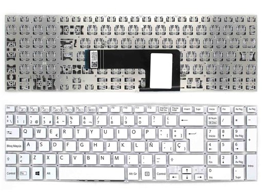 TECLADO PARA PORTÁTIL SVF15 SVF153A1YM 149239971ES SVF152A29M AEHK9P012203A