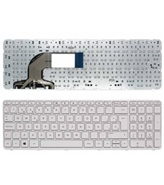 Teclado para HP Pavilion 15-e 15-n 250 G3 255 G3 256 G3 Blanco Marco Blanco (Win8) 