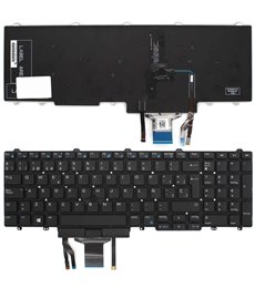 TECLADO PARA PORTÁTIL DELL LATITUDE E5550 E5570 5580 PRECISION 3510 7510RETROILUMINADO