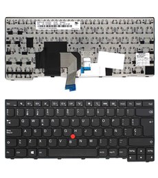 Clavier Espagnol pour Lenovo ThinkPad T440 T450 T460 L440 L450 avec Pointstick