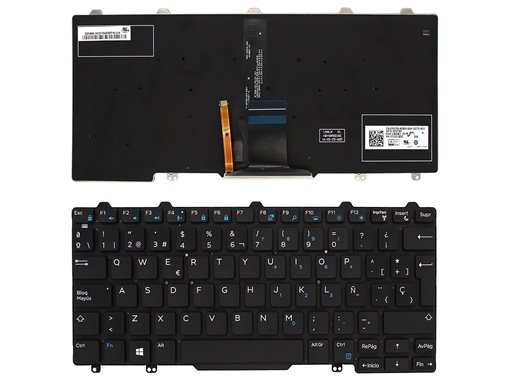 TECLADO RETROILUMINADO PARA PORTÁTIL DELL LATITUDE E7250 EN ESPAÑOL