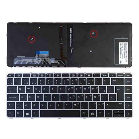 Tastiera per Laptop retroilluminata spagnola per HP EleBook Folio Tastiera per Laptop retroilluminata spagnola per HP EleBook Folio