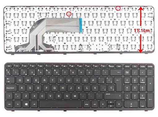 TECLADO PARA PORTÁTIL HP 350 G1 355 G2 NEGRO