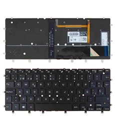 TECLADO RETROILUMINADO PARA PORTÁTIL DELL XPS 13 9343 9350 7347 7348 NEGRO