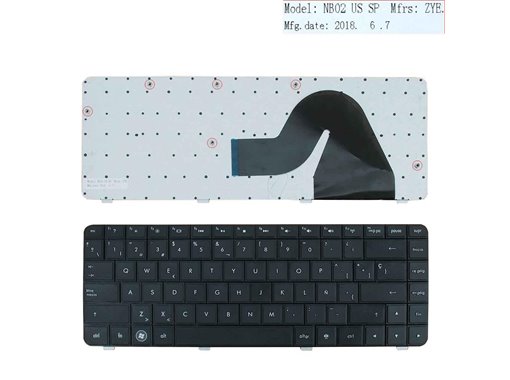 TECLADO PARA PORTÁTIL COMPAQ PRESARIO CQ42 NEGRO INTRO PEQUEÑO