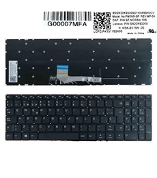 TECLADO PARA PORTÁTIL LENOVO IDEAPAD 310S-15ISK 510S-15ISK 310S-15IKB NEGRO SIN MARCO