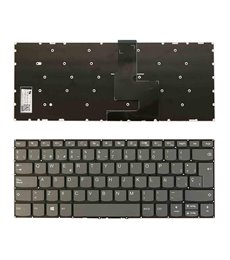 Spanische Tastatur für Lenovo IdeaPad 330-14IKB und Yoga 520-14IKB - Grau ohne Rahmen